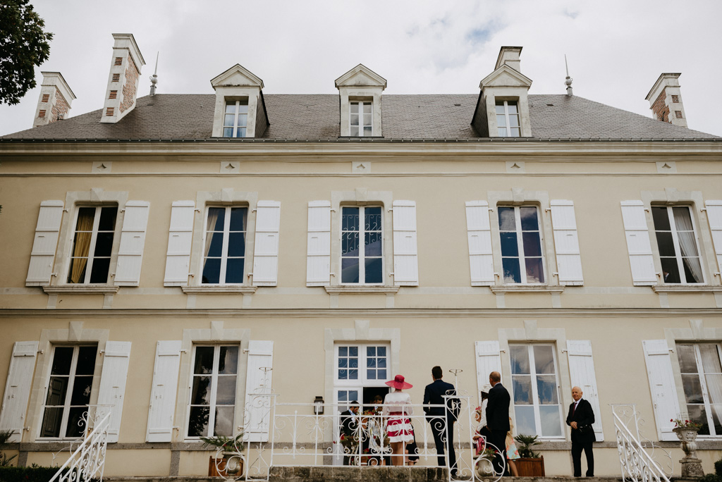 château Mayenne mariage invités famille
