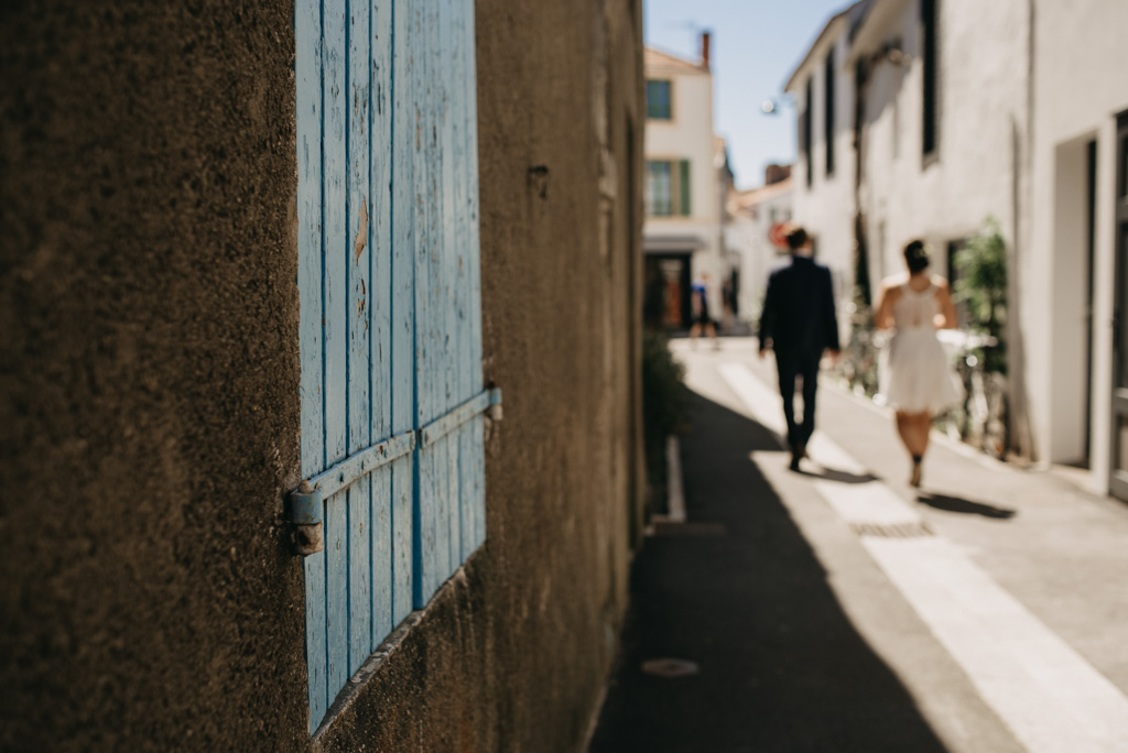 volet Noirmoutier séance couple rue