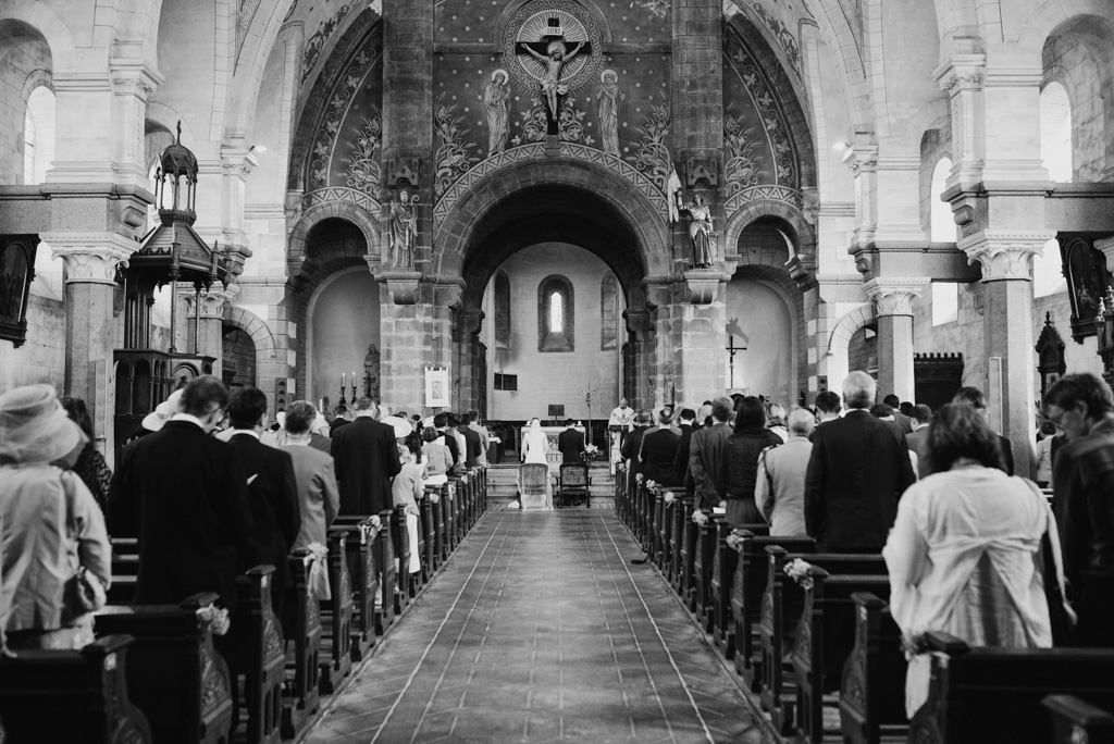 église allée invités mariage