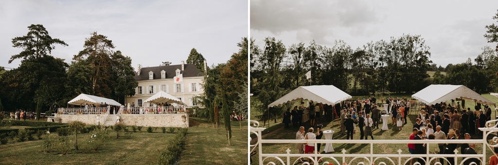 cocktail mariage château invités